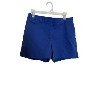 White House Black Market Shorts Womens 8 Blue 5" Chino Short Casual Stretch